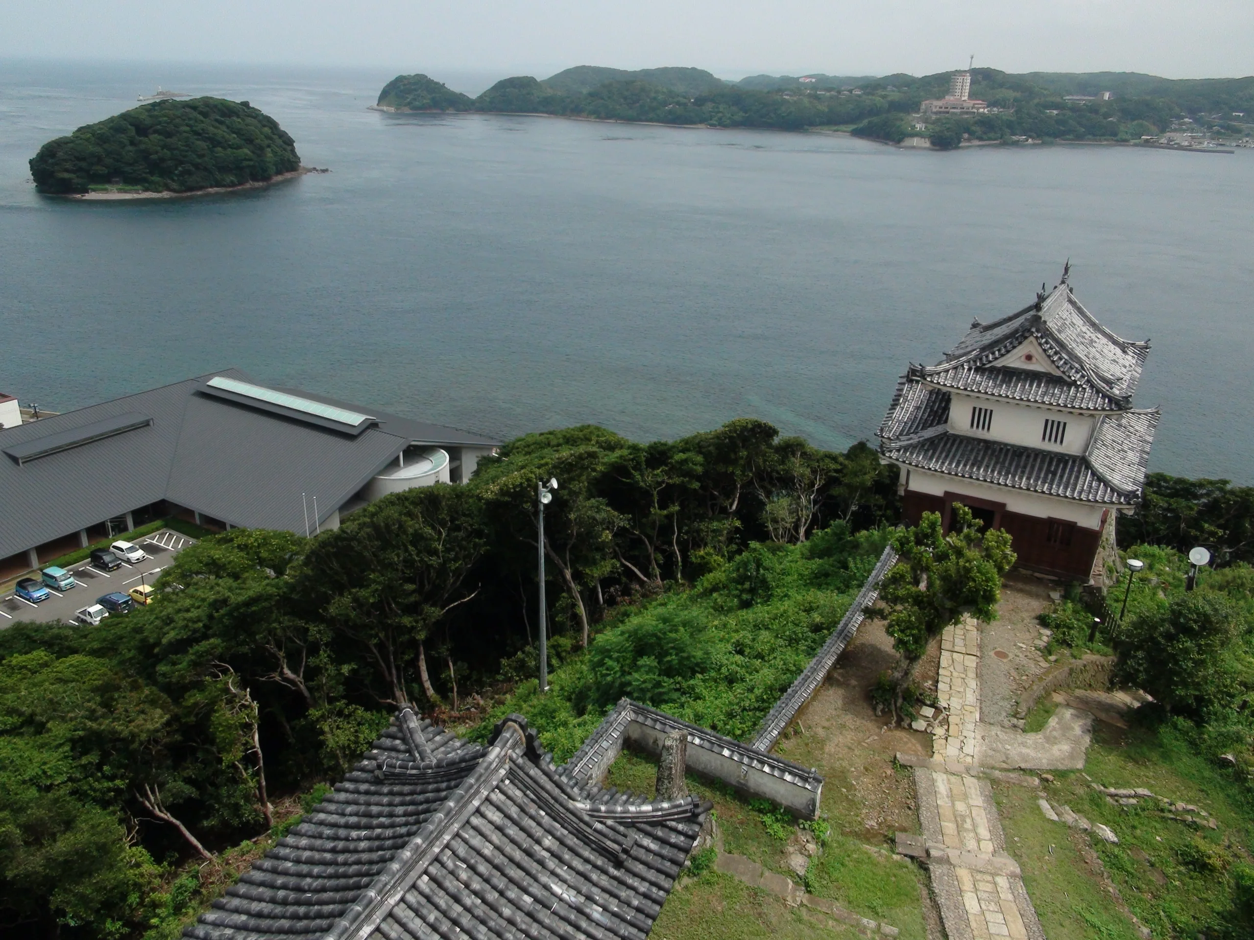 平戶城見奏櫓及城郭周邊景色