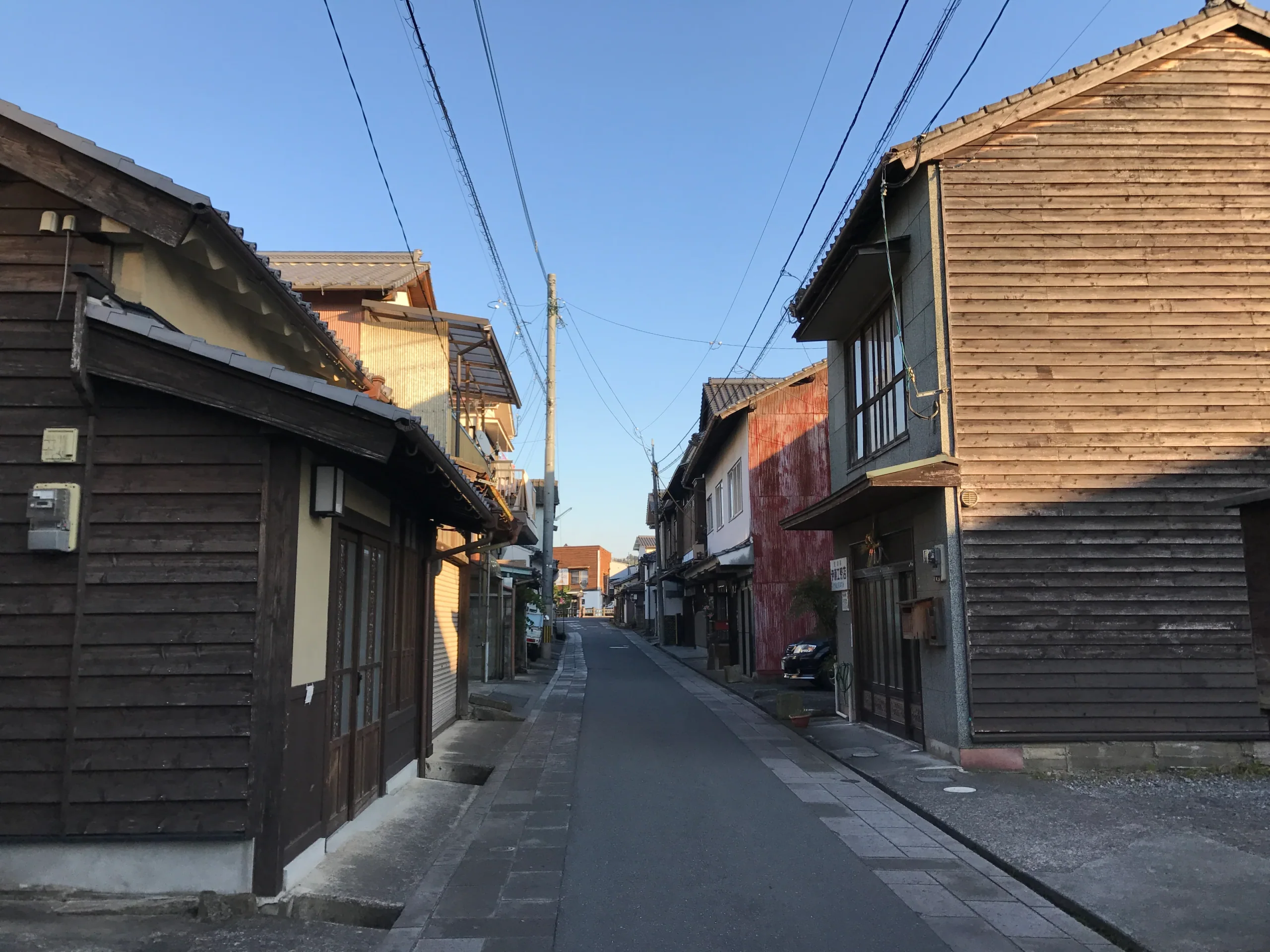 日田豆田町田町通的傳統街屋