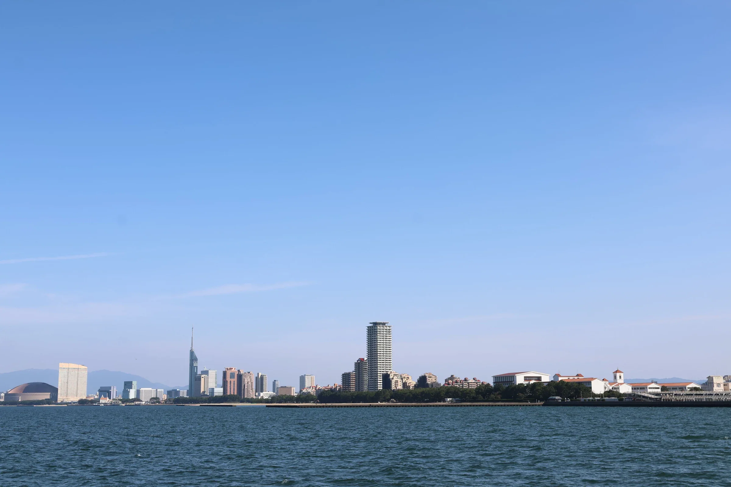 福岡市海岸線與海灣天際線
