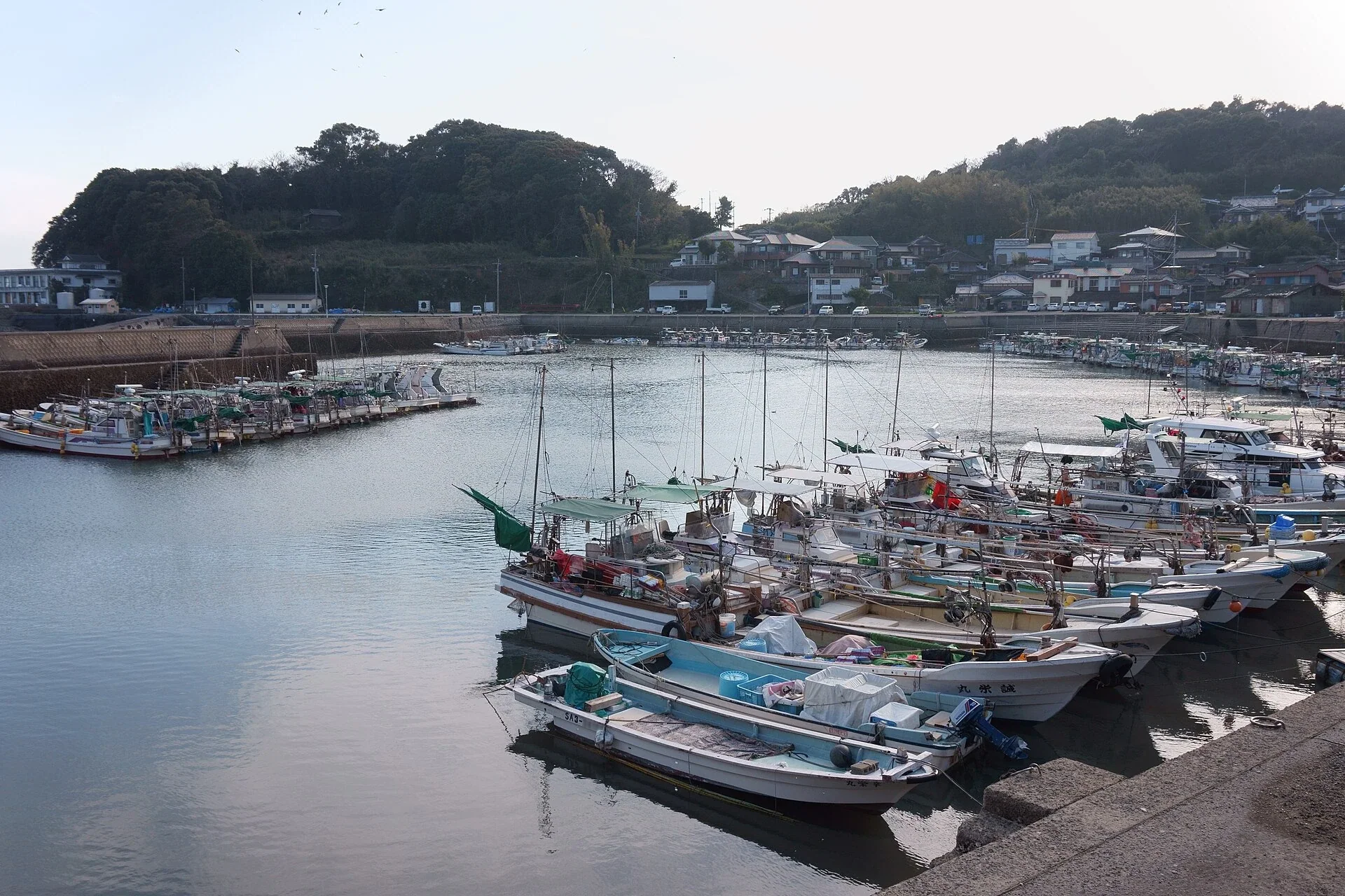 佐賀縣太良町竹崎漁港與有明海漁船